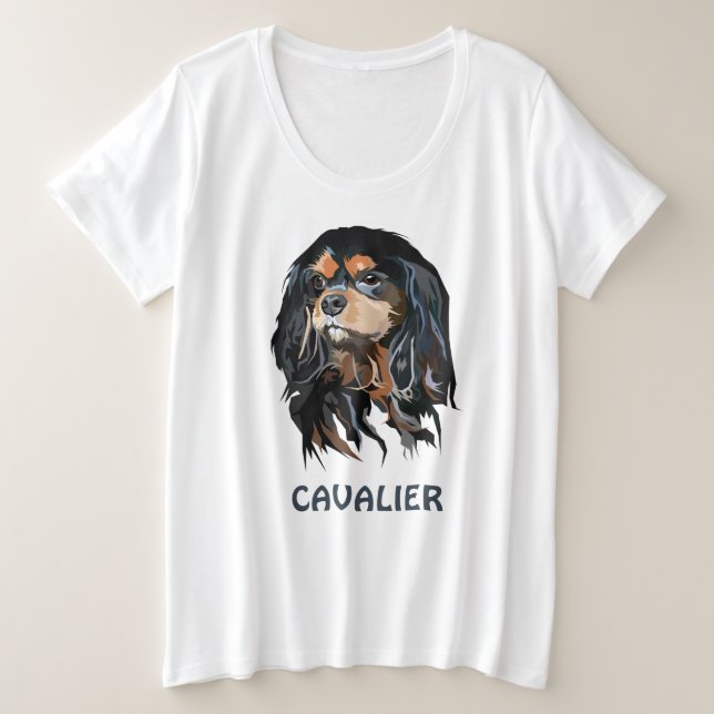 Cavalier personalizado King Charles Spaniel (Anverso del diseño)