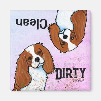 Cavalier Spaniel imán del lavavajillas