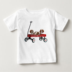 Cavaliers en camisa unisex del niño del carro