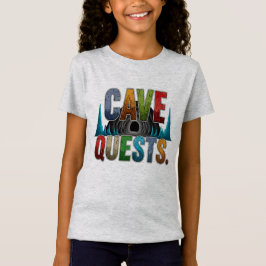 Cave busca camiseta gráfica de aventura femenina