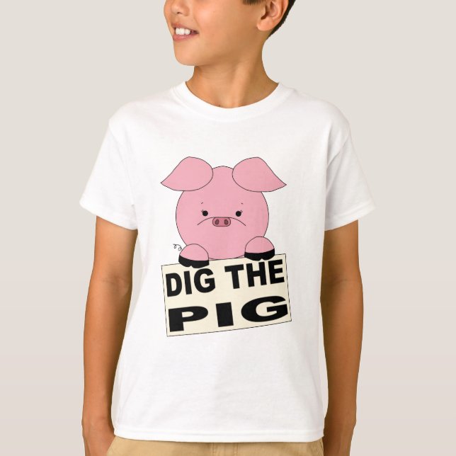 Cave la camisa de los niños del cerdo (Anverso)