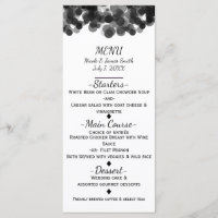 Caviar blanco y negro: menú Boda moderno