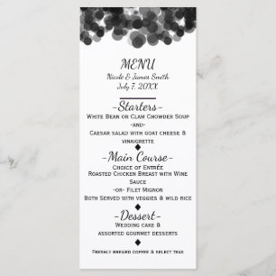 Caviar blanco y negro: menú Boda moderno