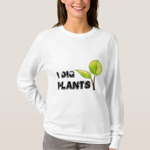 Cavo la camiseta de las plantas