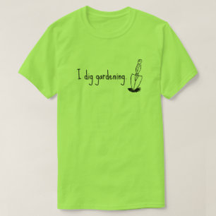 Cavo la camiseta divertida del jardín Que cultiva