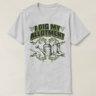 Cavo mi camiseta del humor del jardín el cultivar
