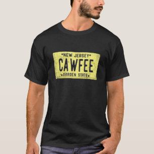 Cawfee NJ New Jersey Retro License Plate Need Coff