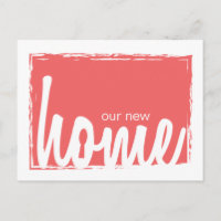 Cayenn & White Home Key Lock New Home Invitación