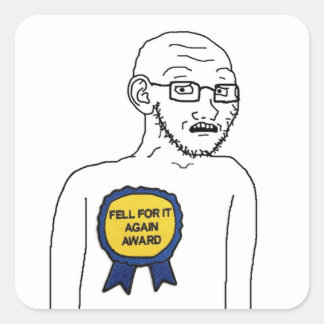 Cayó de nuevo los pegatinas de wojak