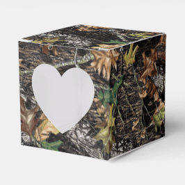 Caza Cajas de Favor de Boda Camo