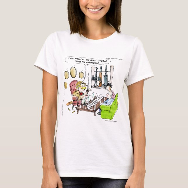 Caza con automáticos regalos y camisetas divertida (Anverso)