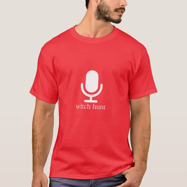 Caza de brujas Podcast camiseta sin fondo (Anverso)