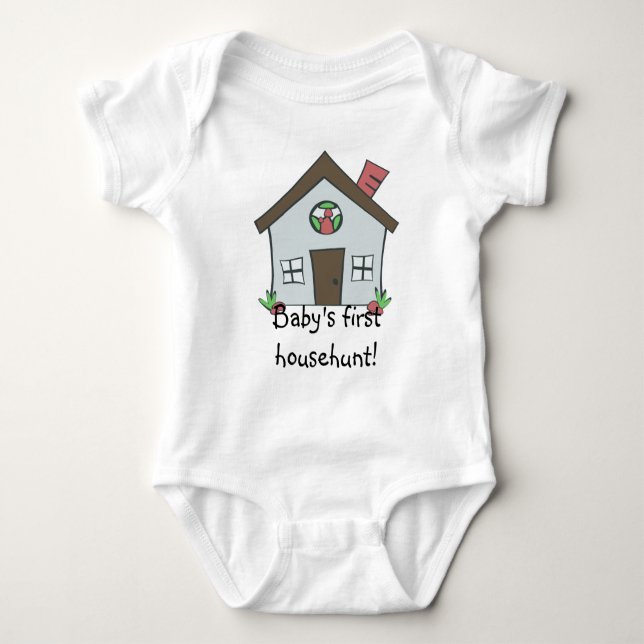Caza de casas Camisa Bebé (Anverso)