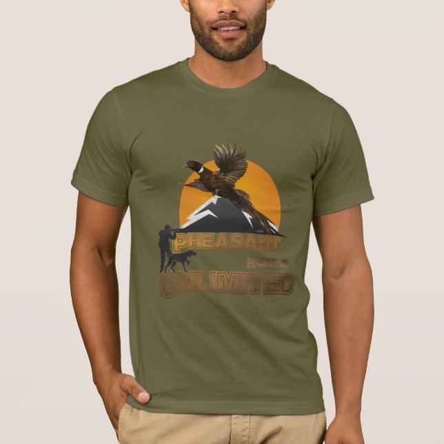 Caza de faisanes Camiseta ilimitada (Anverso)