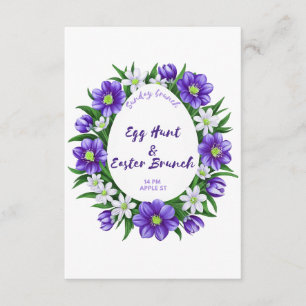 Caza de huevos, invitación a Brunch de Pascua