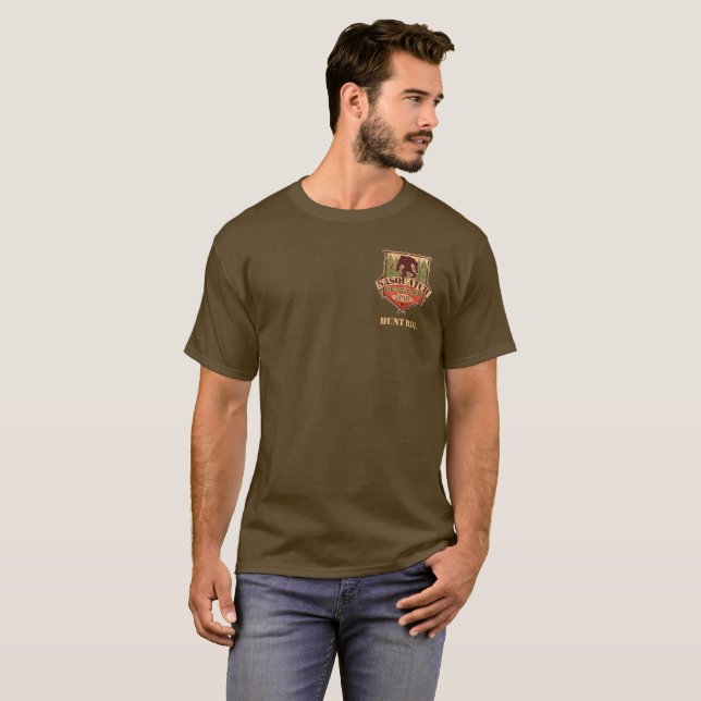 CAZA de la camiseta el | de Sasquatch Outfitter (Anverso completo)