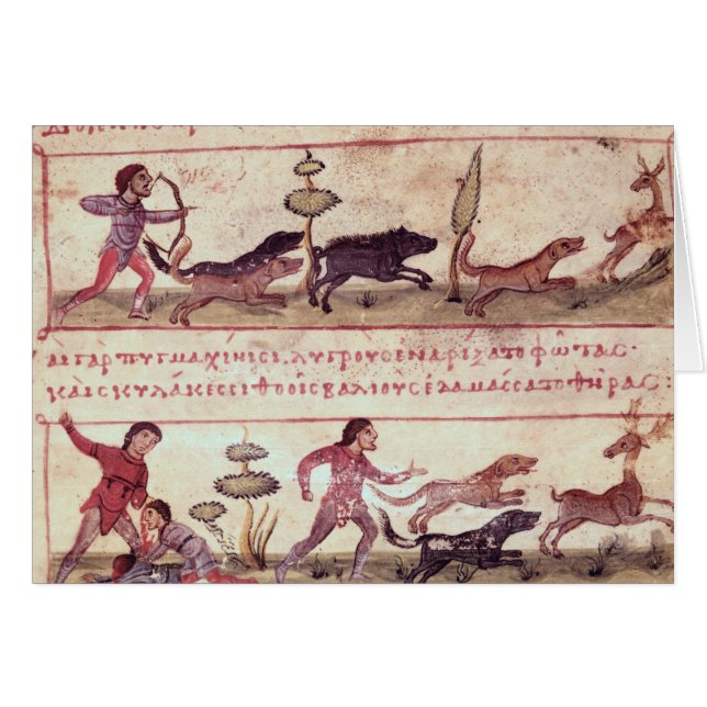 Caza de los ciervos (Anverso (Horizontal))