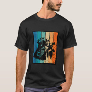 Caza de pato retro Sunset Tank de diseño Top