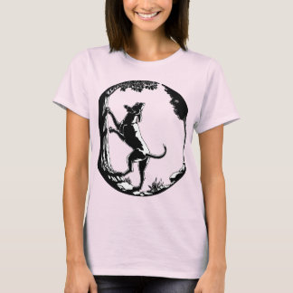 Caza de perros con camiseta de perro más grande pa