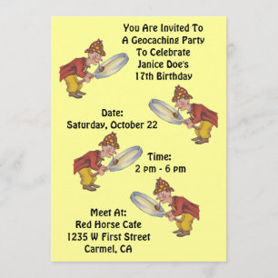 Caza de Sherlock de la invitación del fiesta de