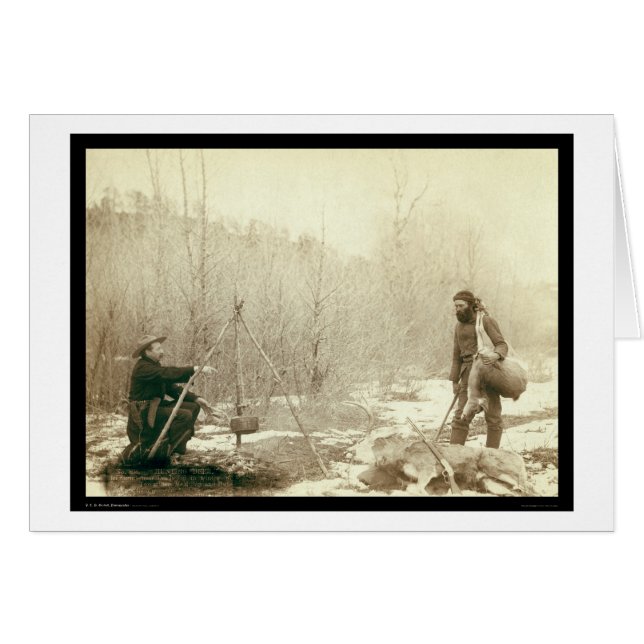 Caza de venados en Deadwood Dakota del Sur 1887 (Anverso (Horizontal))