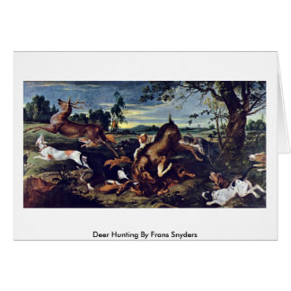 Caza De Venados Por Frans Snyders