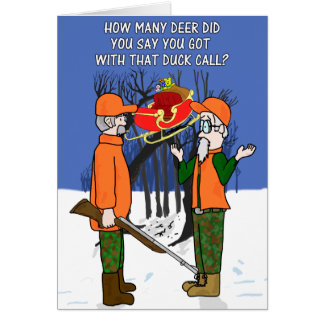 Caza divertida del cazador de los ciervos del