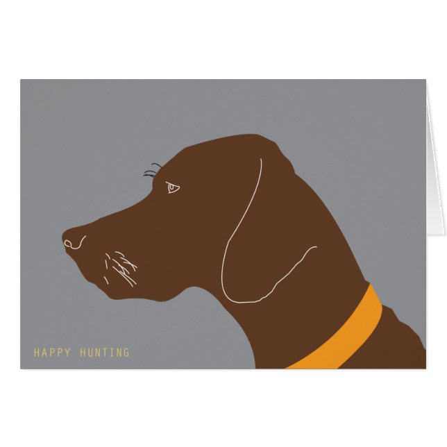 Caza feliz de Vizsla (Anverso (Horizontal))