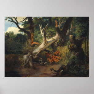 Caza, marismas pontinas - Horace Vernet Bella Arte