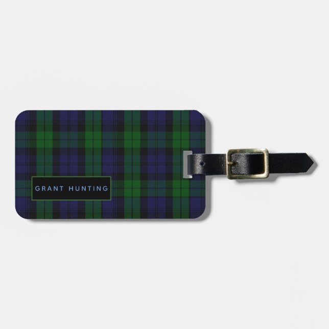 Caza personalizada de subvenciones Etiqueta de equ (Frente Horizontal)