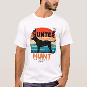 Caza Retro Camisa de Perro - Repetición de Caza de