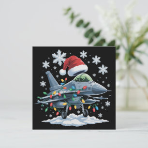 Cazabombardero divertido militar navidad vacacione
