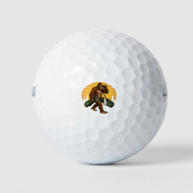 Cazador de Bolas de Golf Divertido Bigfoot Regalo  (Anverso)