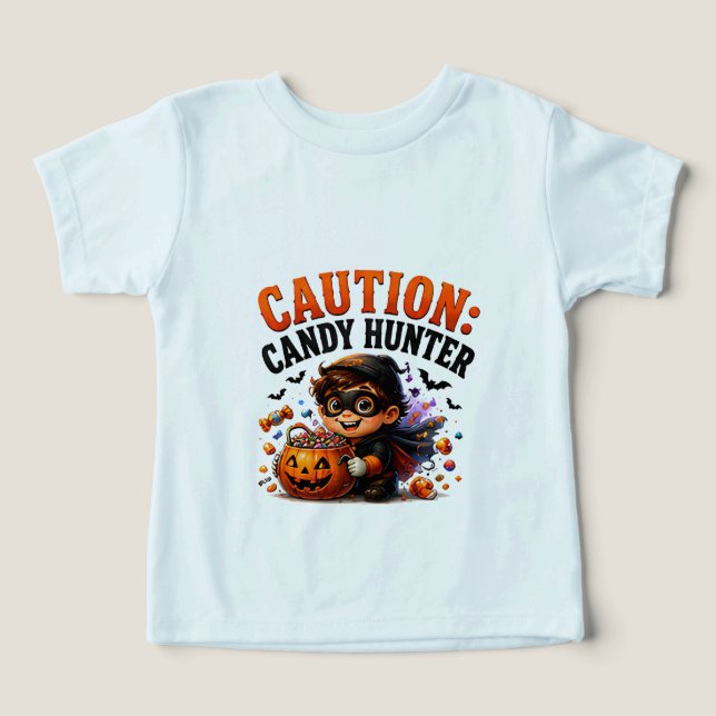 🎃 Cazador de Dulces Divertido dicho de Halloween  (Diseño delantero )