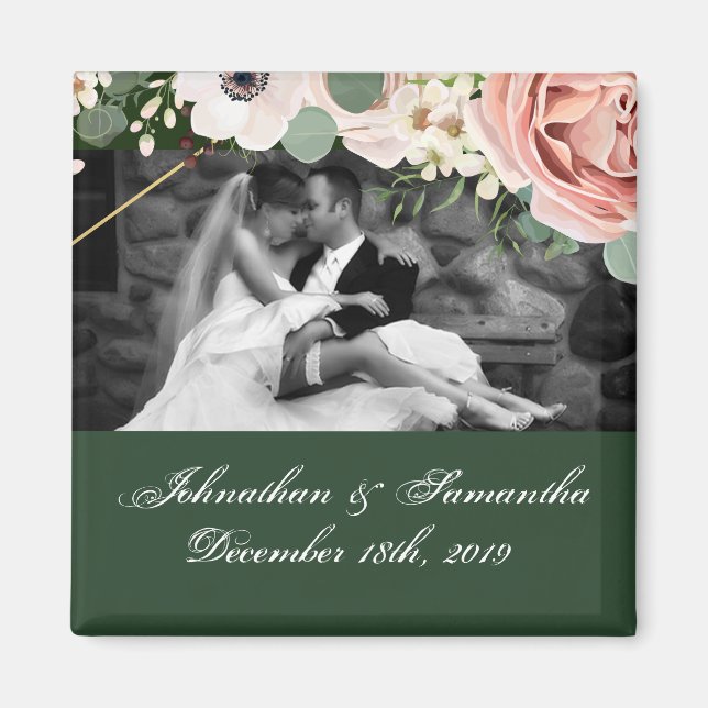 Cazador de Jardín Geométrico de imán fotográfico p (Frente)