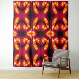 Cazador de Sueños Pluma de Fuego Rojo Tapiz 7