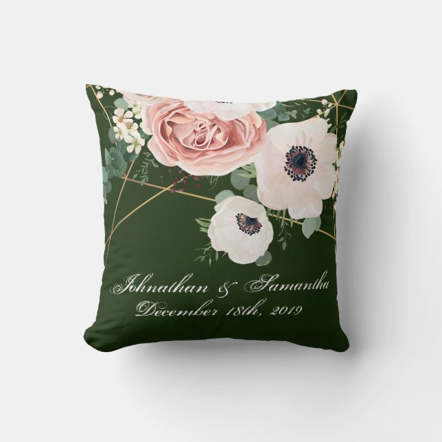 Cazador geométrico Cojín decorativo personalizado  (Anverso)