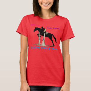 Cazador gracioso/jumper camiseta de caballo ecuest