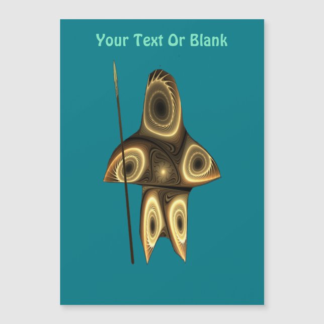 Cazador inuit fractal (Anverso)