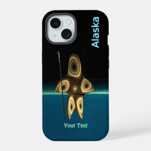 Cazador inuit fractal - Estuche para iPhone Alaska