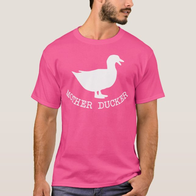 Cazadora de pato divertida camiseta madre Ducker (Anverso)