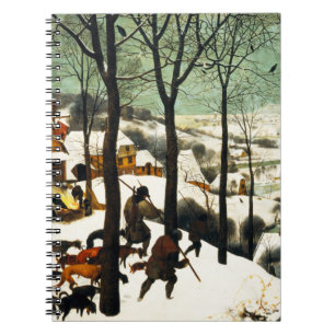 Cazadores de Pieter Bruegel en el cuaderno de la