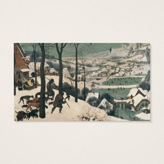 Cazadores en la nieve - enero de 1565 (Atrás)