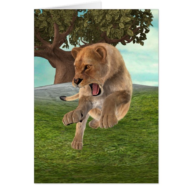 Cazando a la leona (Frente)