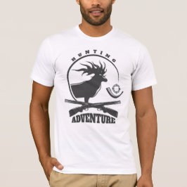 Cazando camiseta del club de aventuras