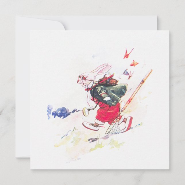 Cazando mariposas ~ Invitación (Anverso)