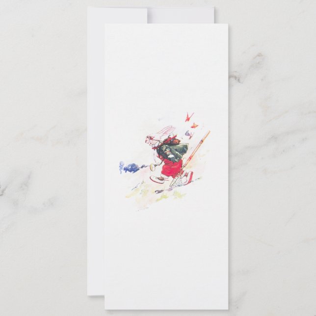 Cazando mariposas ~ Invitaciones / RSVP (Anverso)