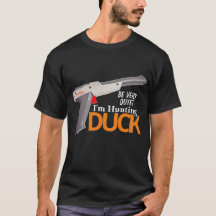 Cazando Pato Gris Zapper - Camisa Oscura
