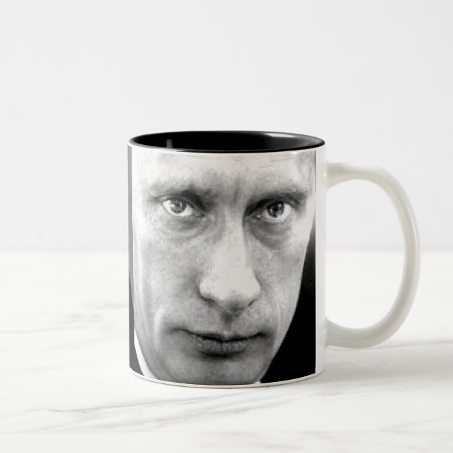 CB taza hilarante de Putin y de Rasputin (Derecha)
