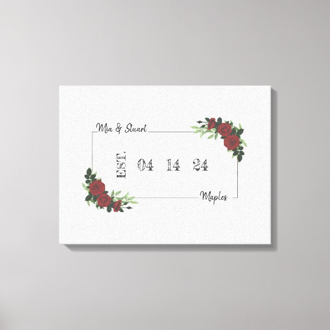 CDM&S de libro de Bodas alternativos de lienzo (Anverso)